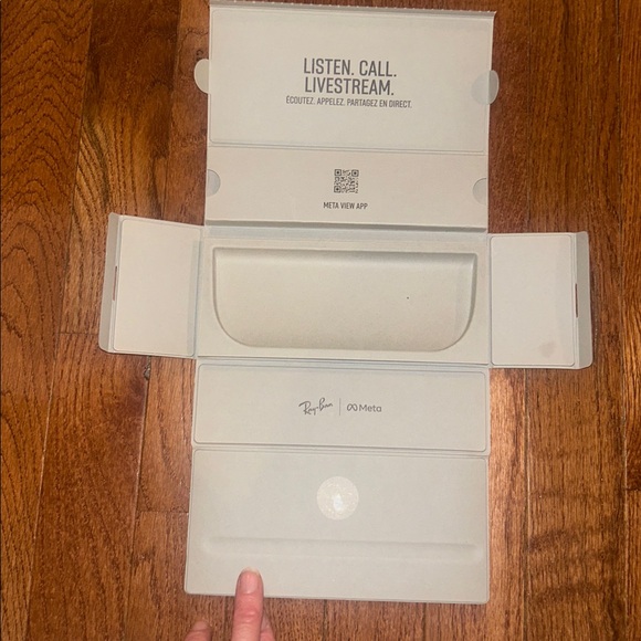 Ray-Ban Meta Skyler smart Sunglasses no scratches lens Gradient Cinnamon Pink - Picture 14 of 16